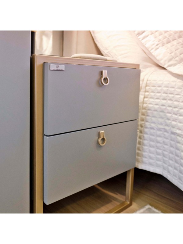 Puxador Zen Design Antique - Rose Brilhante